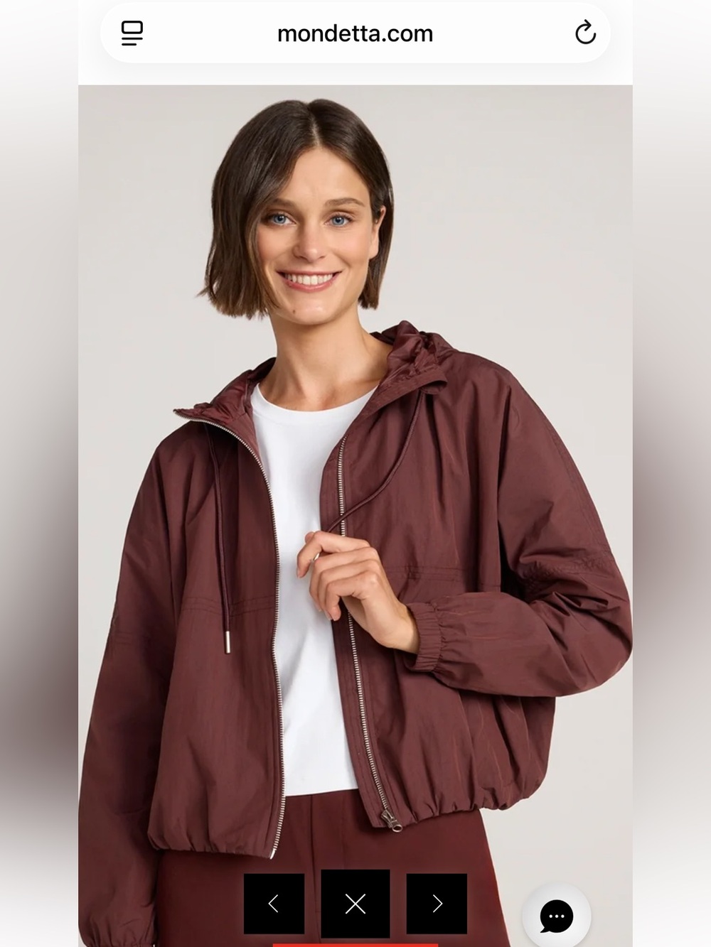 NWT Mondetta Fly Ball Cropped Jacket